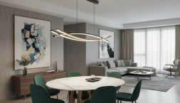 Светильник над обеденным столом из ясеня WoodWave