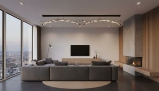 Светильник фигурный из массива ясеня WoodWave