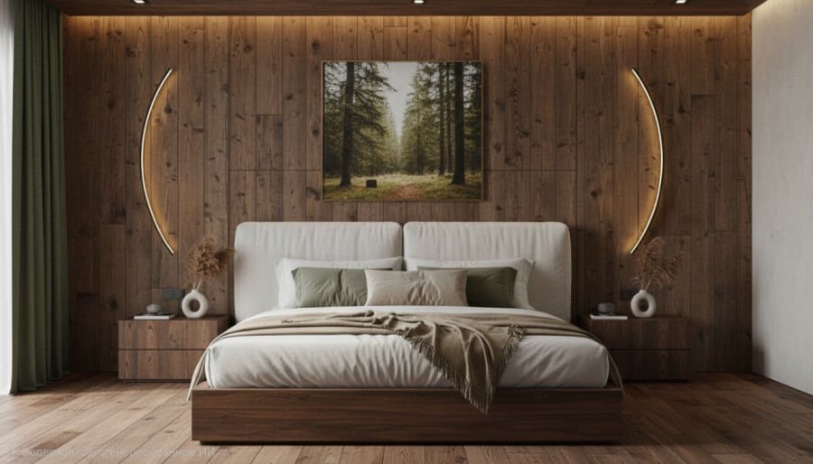 Деревянные настенные светильники от производителя Woodwave